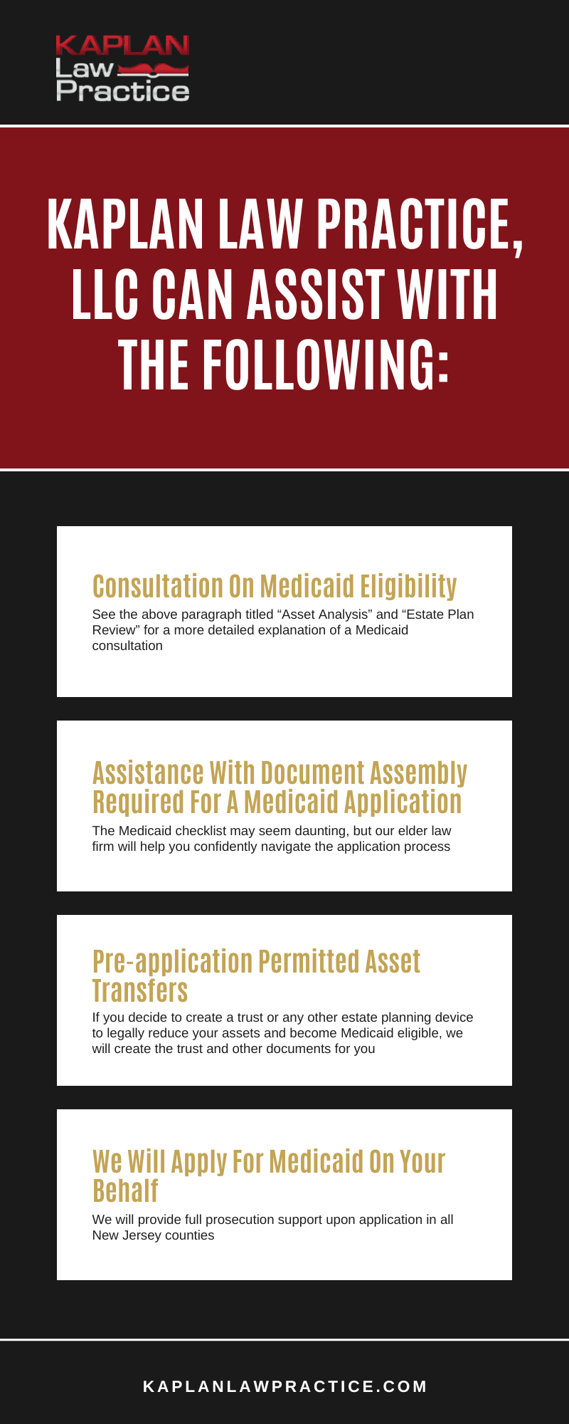 Kaplan Law Practice, Llc Can Assist With The Following Infographic